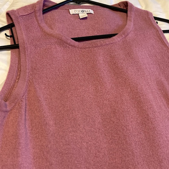 Roz & Ali Purple Sweater Tank - Picture 3 of 5